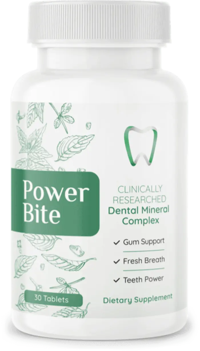 PowerBite 1 Bottle 30 Day Supply for daily oral wellness support